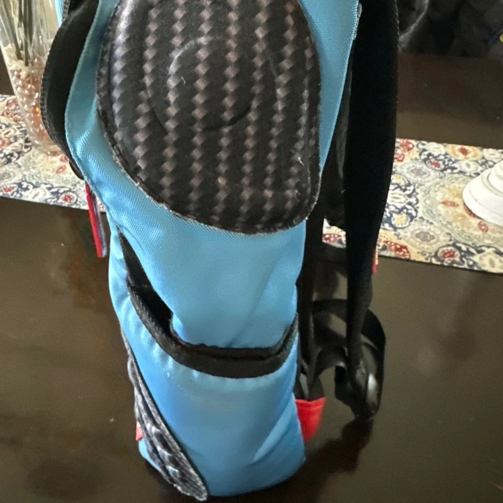 Limited edition Jake Paul Spray ground Blue Backpack with Italian flag - Picture 6 of 7